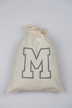 Letters A-Z on Light Canvas Medium Drawstring Pouch