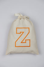 Letters A-Z on Light Canvas Medium Drawstring Pouch