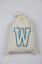 Letters A-Z on Light Canvas Medium Drawstring Pouch