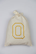 Letters A-Z on Light Canvas Medium Drawstring Pouch