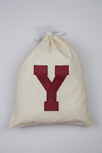 Letters A-Z on Light Canvas Shoebag