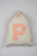 Letters A-Z on Light Canvas Shoebag
