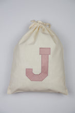 Letters A-Z on Light Canvas Shoebag
