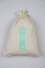 Letters A-Z on Light Canvas Shoebag