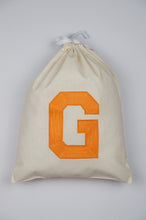 Letters A-Z on Light Canvas Shoebag
