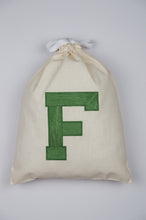 Letters A-Z on Light Canvas Shoebag