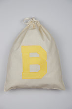 Letters A-Z on Light Canvas Shoebag