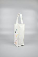 Hello Summer! on Natural Canvas Water Bottle Bag
