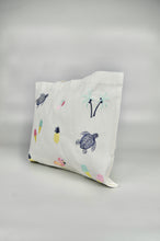 Hello Summer! on Natural Canvas Small Tote
