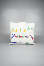 Philippines on Natural Canvas Small Tote