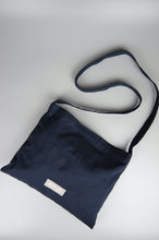 Bunnies on Navy Canvas Small Sling Bag