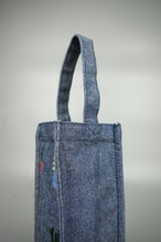 Plants Are Our Friends on Denim Water Bottle Bag