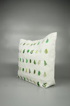 Leaves on Natural Canvas Shopping Tote