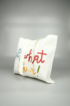 Oh What Fun! on Natural Canvas Small Tote