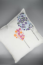 Polka Trees on Light Canvas Cushion Cover