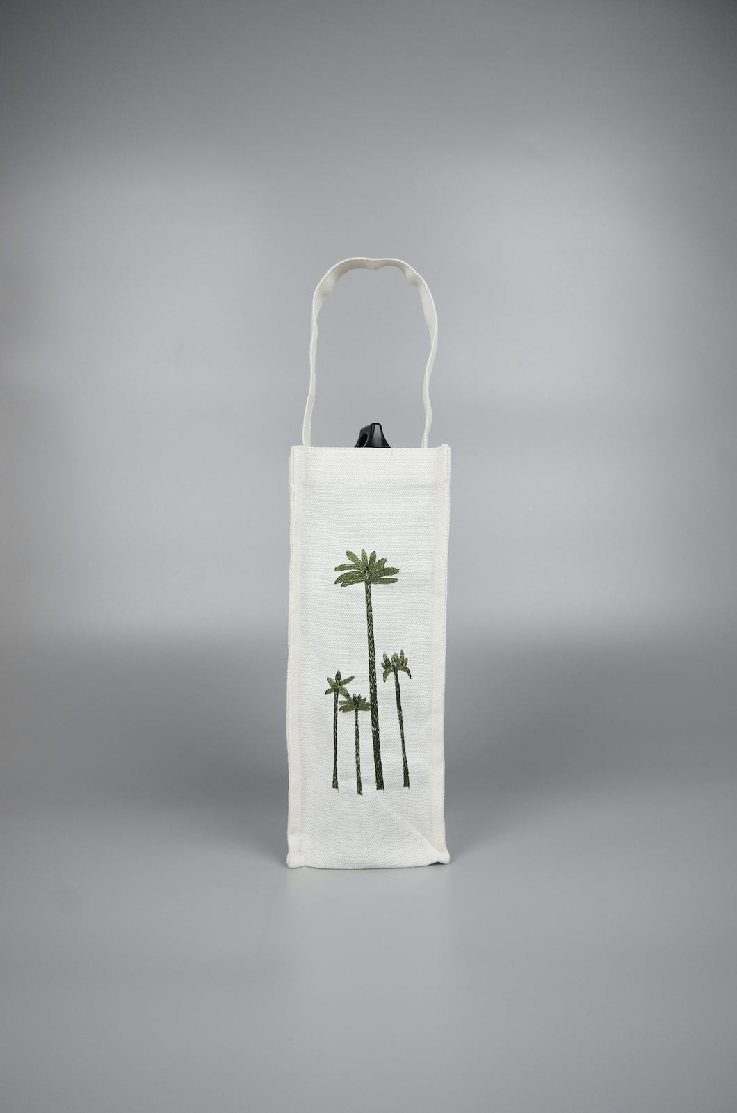 West Coast on Natural Canvas Water Bottle Bag