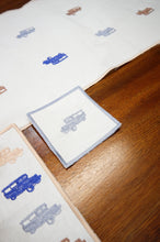 Jeepney on Natural Canvas Coaster