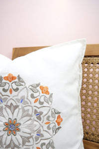 Marrakesh on Light Canvas Cushion Cover