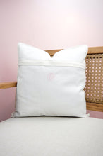 LOVE on Light Canvas Cushion Cover