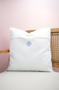 Sorbetero on Light Canvas Cushion Cover