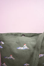 Beach on  Moss Canvas Small Sling Bag