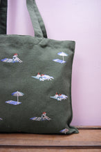 Beach on Moss Canvas Small Tote