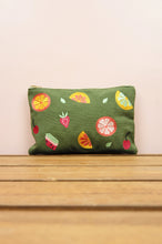 Fresh on Small Moss Canvas Zip Up Pouch