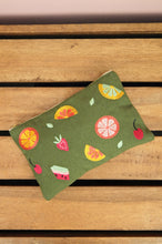 Fresh on Small Moss Canvas Zip Up Pouch