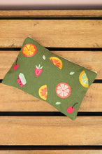 Fresh on Small Moss Canvas Zip Up Pouch