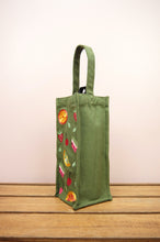 Fresh on Moss Canvas Water Bottle Bag