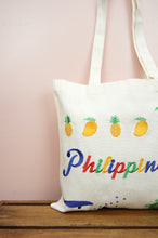 Philippines on Natural Canvas Small Tote