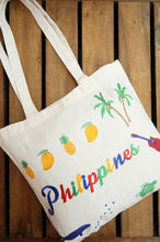 Philippines on Natural Canvas Small Tote