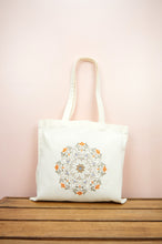 Marrakesh on Small Natural Canvas Tote