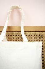 MNL on Small Natural Canvas Tote