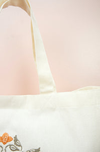 Marrakesh on Natural Canvas Shopping Tote