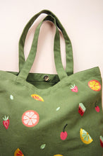 Fresh on Moss Heavy Canvas Shoulder Tote