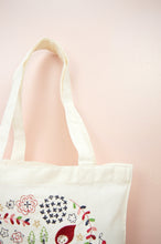 Red Riding Hood on Light Canvas Mini Tote