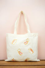 Unicorns and Shooting Stars on Light Canvas Mini Tote