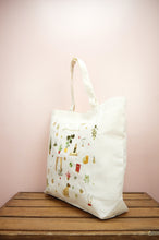 Yoga on Natural Canvas Shopping Tote