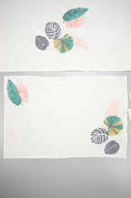 Assorted Leaves on Natural Canvas Placemat