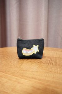 Shooting Star on Dark Denim Coin Purse