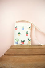 Plants are Our Friends on Natural Canvas Mini Sling Bag