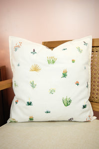 Desert on Light Canvas Cushion Cover