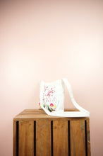 Garden on Natural Canvas Small Sling Bag