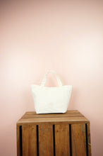 Clover Leaves on Natural Canvas Small Handbag
