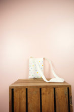 Pastel Hearts on Natural Canvas Mini Sling Bag