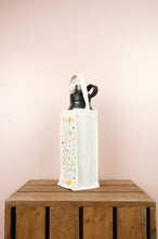 Easter Chicks on Natural Canvas Water Bottle Bag