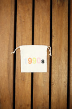 1990s on Natural Canvas Mini Drawstring Pouch