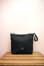 Yoga on Black Canvas Medium Sling Bag