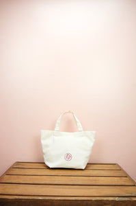 Garden on Natural Canvas Small Handbag